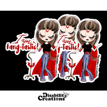 Load image into Gallery viewer, Three stickers of the lady with brown option hair.