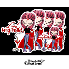Load image into Gallery viewer, Four large stickers and a small sticker of the lady with red hair.