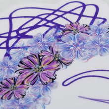 Load image into Gallery viewer, A closer look of the Anxiety Sticker, focusing on the flower crown.