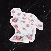 Load image into Gallery viewer, Fibromyalgia Sticker on top of a black marble table.