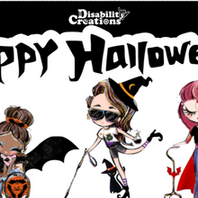 Load image into Gallery viewer, A closer look of the lady dressed as a witch.