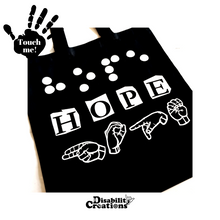 Load image into Gallery viewer, Displaying a different angle of the Hope Tote bag