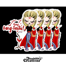 Load image into Gallery viewer, Four stickers in a row of the lady with Blond hair sticker
