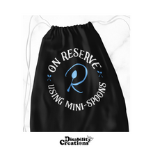 Load image into Gallery viewer, The drawstring bag, blue option.