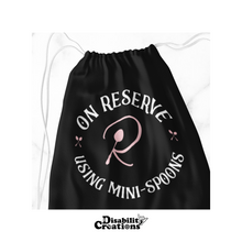 Load image into Gallery viewer, The drawstring bag, pink option.