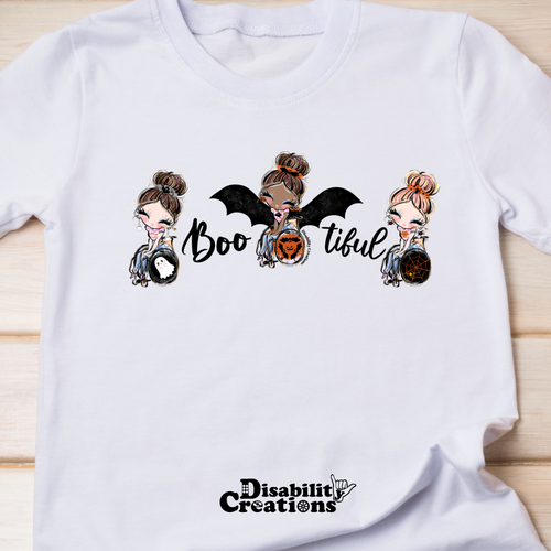 The Boo-tiful, wheelchair Users shirt 