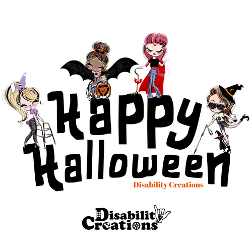 The design of the Happy Halloween sticker