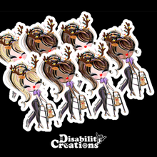 Load image into Gallery viewer, Seven stickers in a black background.
