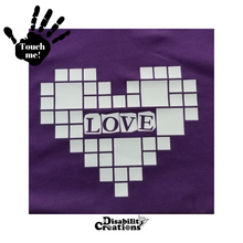 Load image into Gallery viewer, Love Heart-Shaped Collage T-Shirt! (Feel the Design)
