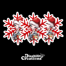 Load image into Gallery viewer, Three stickers in a row.
