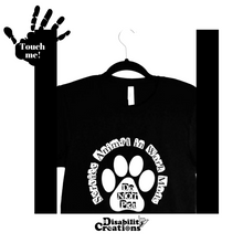 Load image into Gallery viewer, The Service Animal in Work Mode, Do Not Pet T-Shirt hanging 

