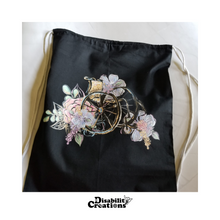 Load image into Gallery viewer, The Wheelchair with Flowers Drawstrig
